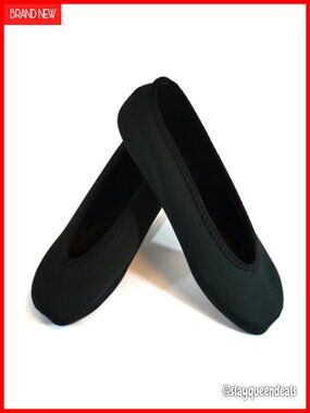 Ballet Flats: Women's Neoprene Slippers, Slip-Resistant Travel Yoga Shoes